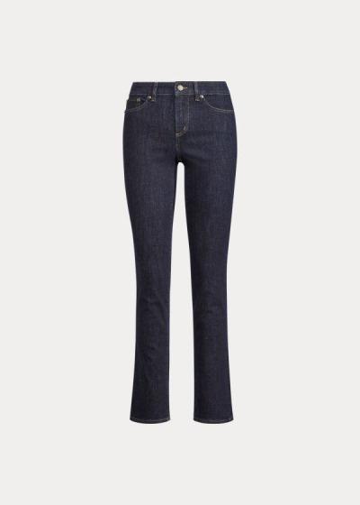 Jeans Ralph Lauren Mujer Azul Marino Azules - Premier Straight Curvy - IVOWN1984